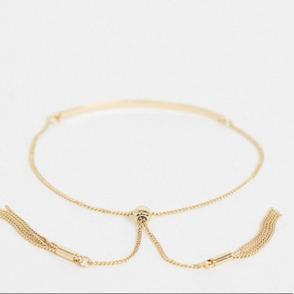ASOS | Bracelet w/Toggle Chain & Metal Bar - Picture 3 of 5